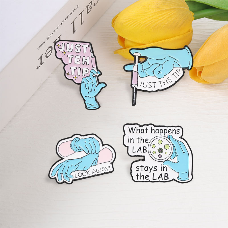 Science Lab Enamel Pins Just T - đánh giá và giá Medical Lab Tech